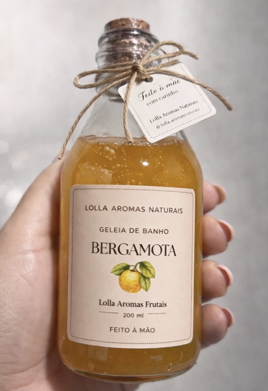 Geleia de banho de bergamota 