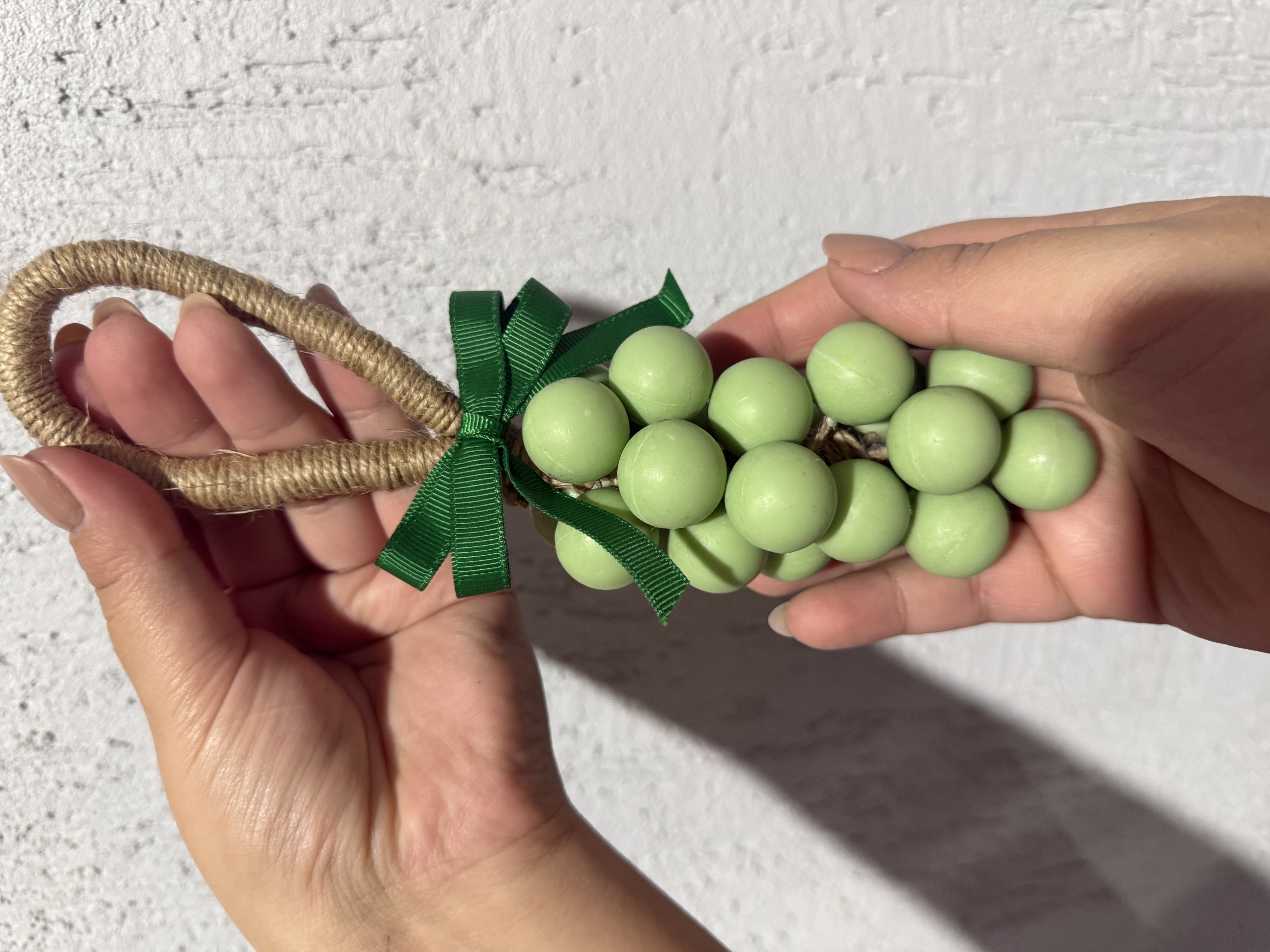 Cacho de uva verde 